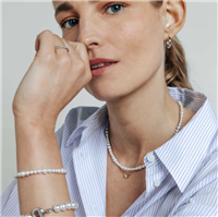 Collana Ti Sento Milano Donna Perle in Argento Perla 34094PW-42 - 34094PW-42